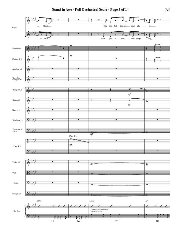 Stand In Awe Bari Sax (Jeremy Riddle)