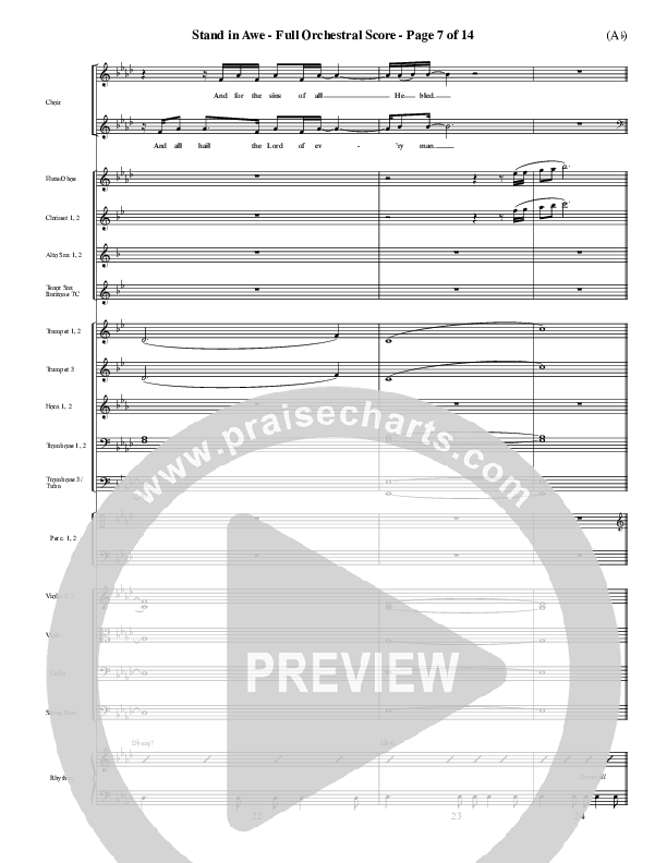 Stand In Awe Bari Sax (Jeremy Riddle)