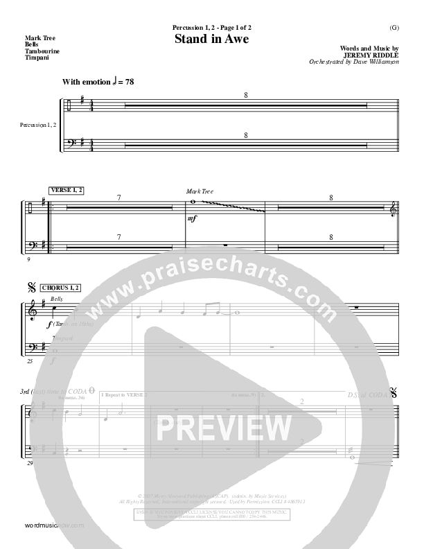 Stand In Awe Bells (Jeremy Riddle)