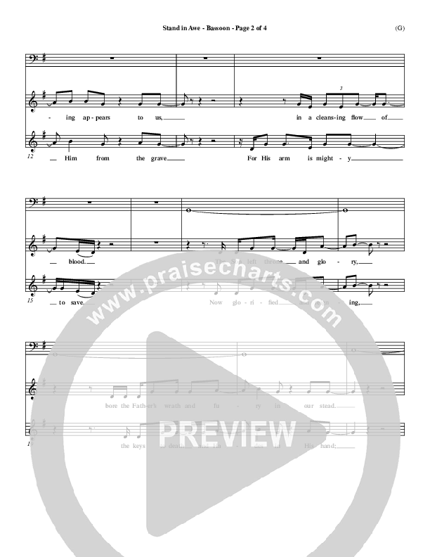 Stand In Awe Clarinet 1/2 (Jeremy Riddle)