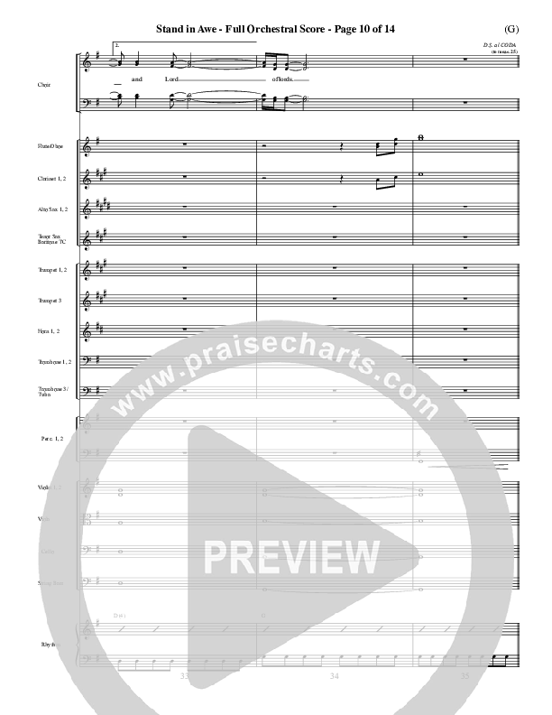 Stand In Awe Orchestration (Jeremy Riddle)