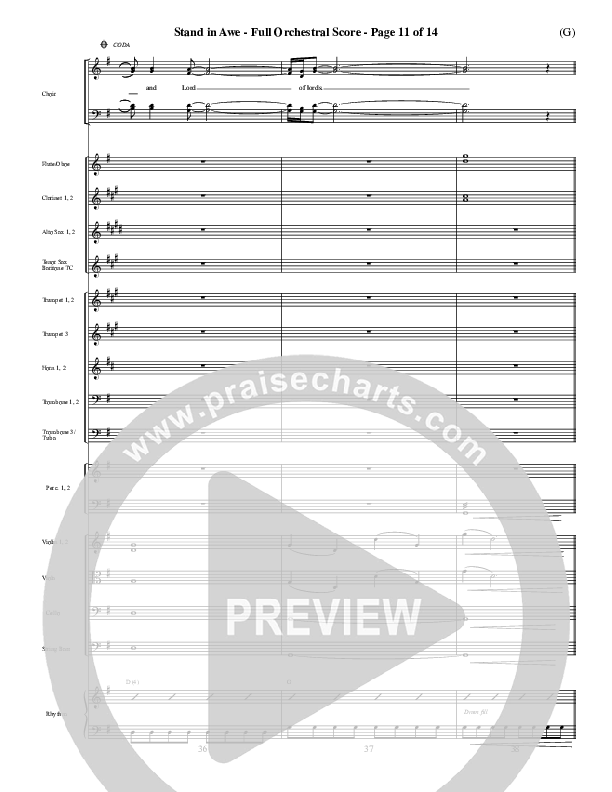 Stand In Awe Orchestration (Jeremy Riddle)