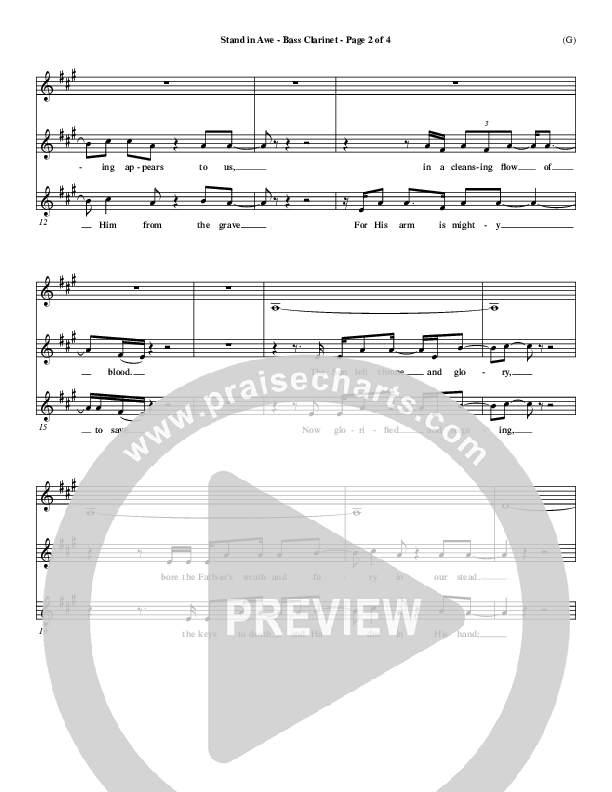 Stand In Awe Flute/Oboe (Jeremy Riddle)