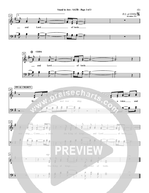 Stand In Awe Percussion 1/2 (Jeremy Riddle)