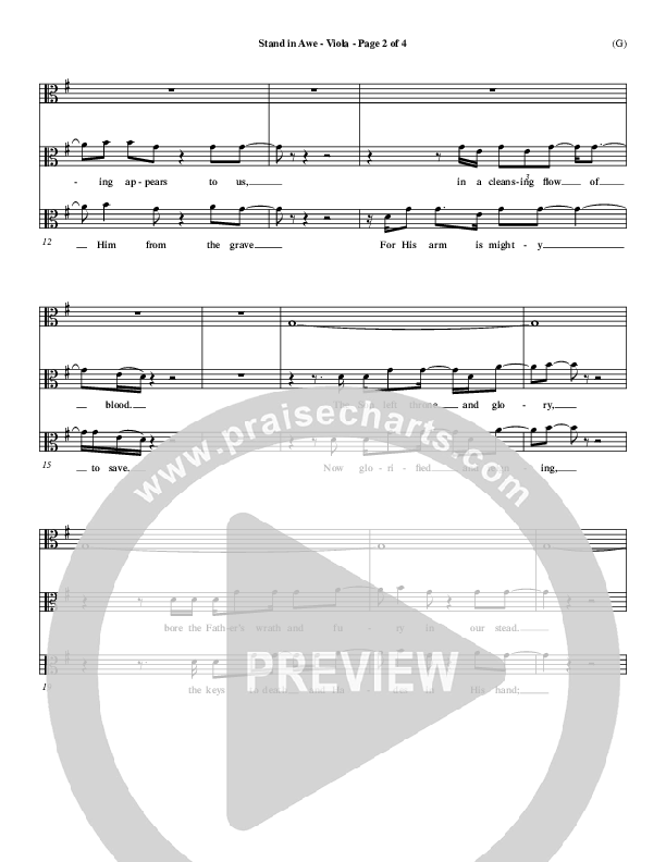 Stand In Awe Trombone 3/Tuba (Jeremy Riddle)