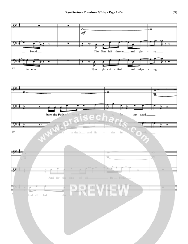 Stand In Awe Trumpet 3 (Jeremy Riddle)