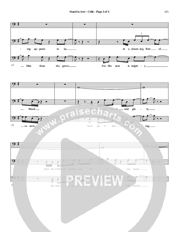 Stand In Awe Violin 1/2 (Jeremy Riddle)