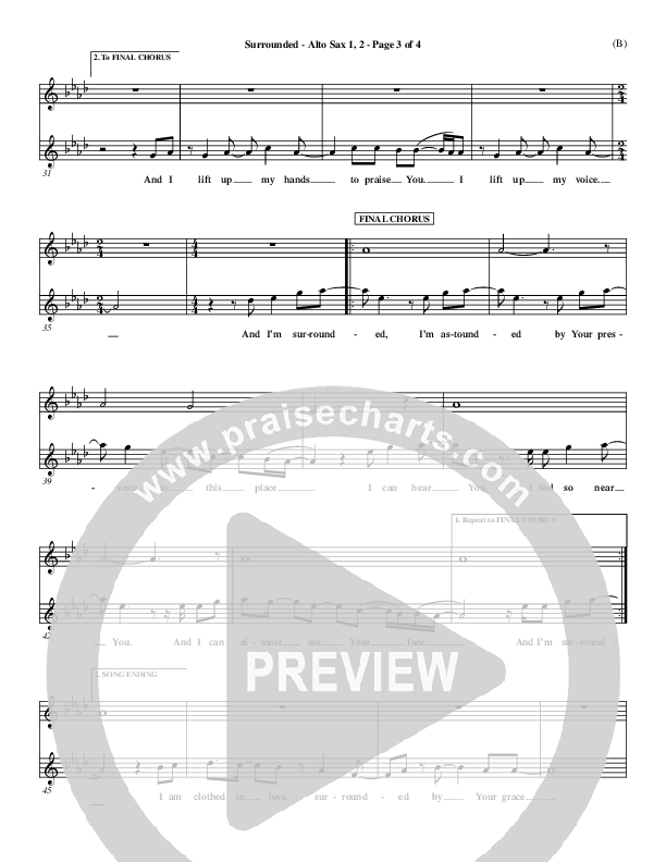 Surrounded Alto Sax 1/2 (Mark Roach)