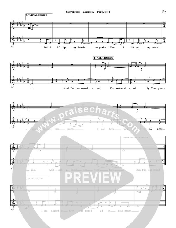 Surrounded Clarinet 3 (Mark Roach)