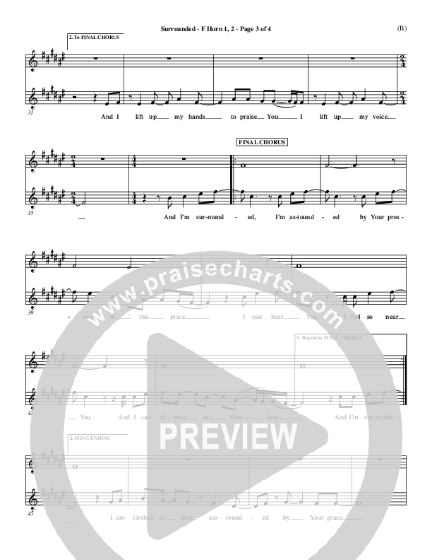 Surrounded French Horn 1/2 (Mark Roach)