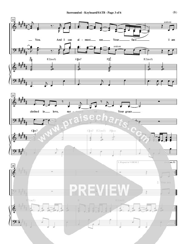 Surrounded Lead Sheet (Mark Roach)