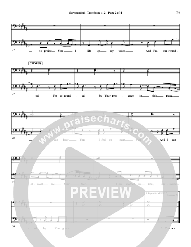 Surrounded Trombone 1/2 (Mark Roach)