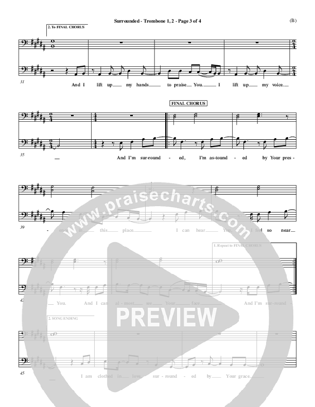 Surrounded Trombone 1/2 (Mark Roach)