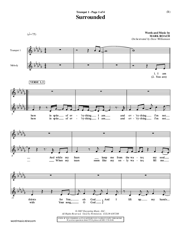 Surrounded Trumpet 1 (Mark Roach)