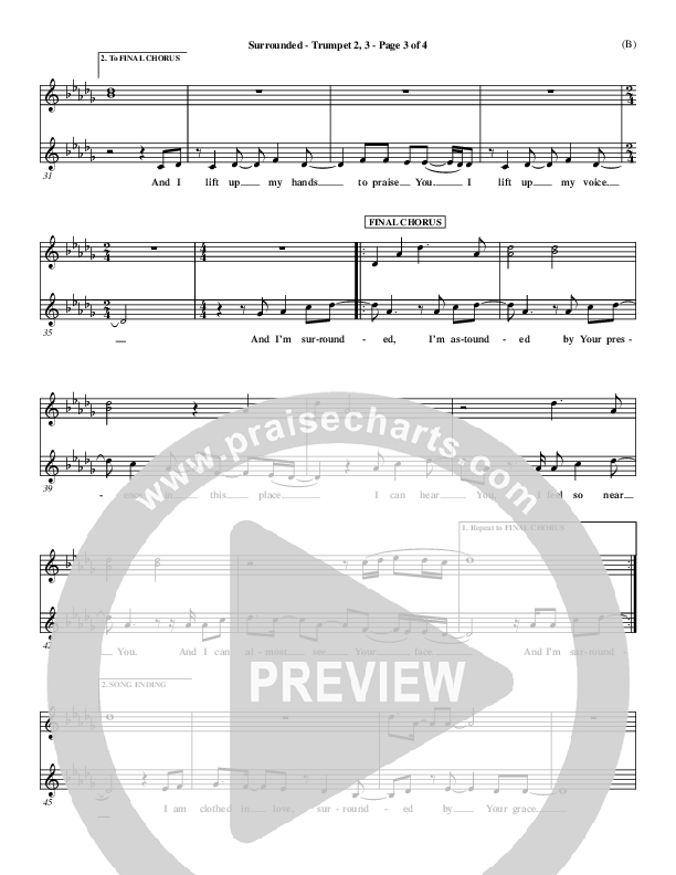 Surrounded Trumpet 2/3 (Mark Roach)