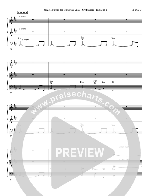 When I Survey The Wondrous Cross Synth ()