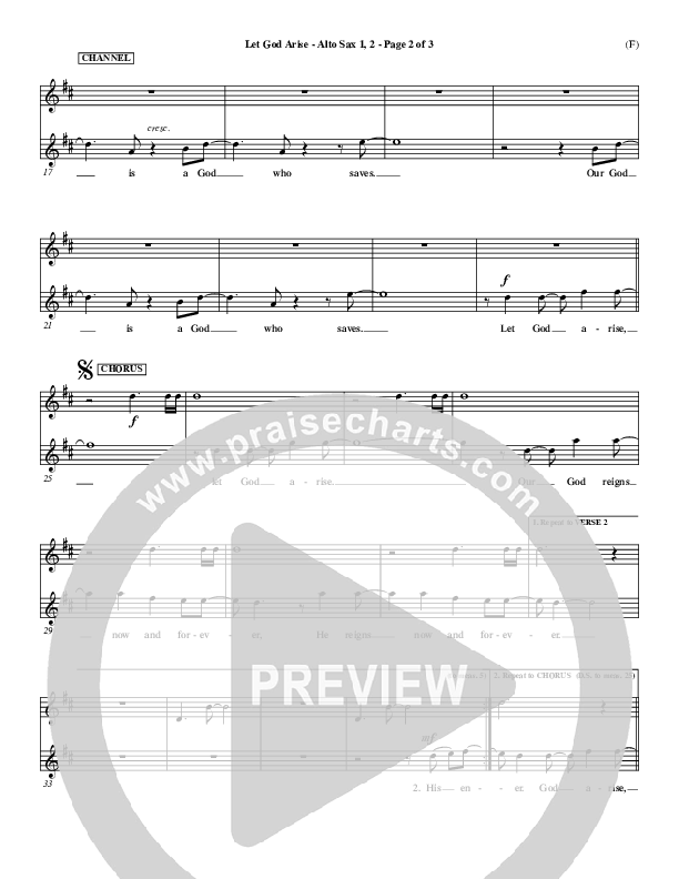 Let God Arise Alto Sax 1/2 (Chris Tomlin)