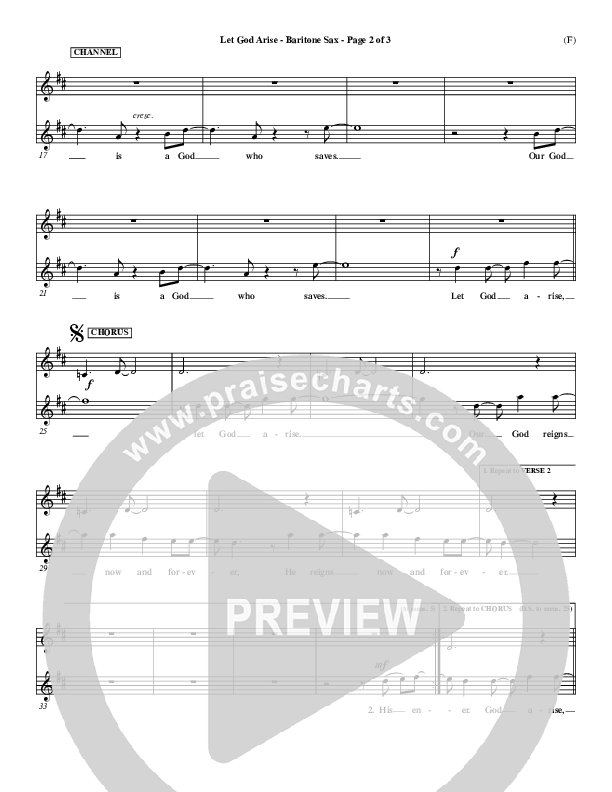 Let God Arise Bari Sax (Chris Tomlin)