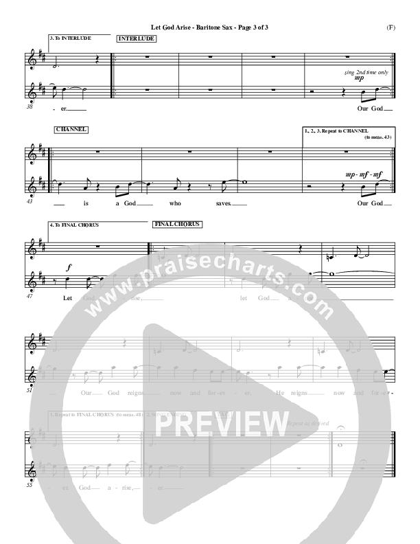 Let God Arise Bari Sax (Chris Tomlin)