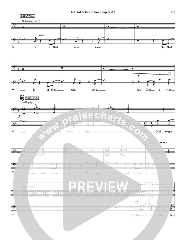 Let God Arise Contrabass (Chris Tomlin)