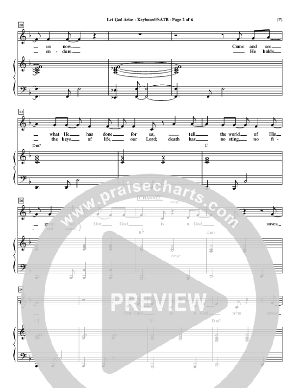 Let God Arise Piano/Vocal Pack (Chris Tomlin)