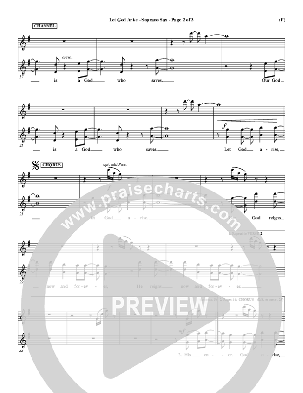Let God Arise Soprano Sax (Chris Tomlin)