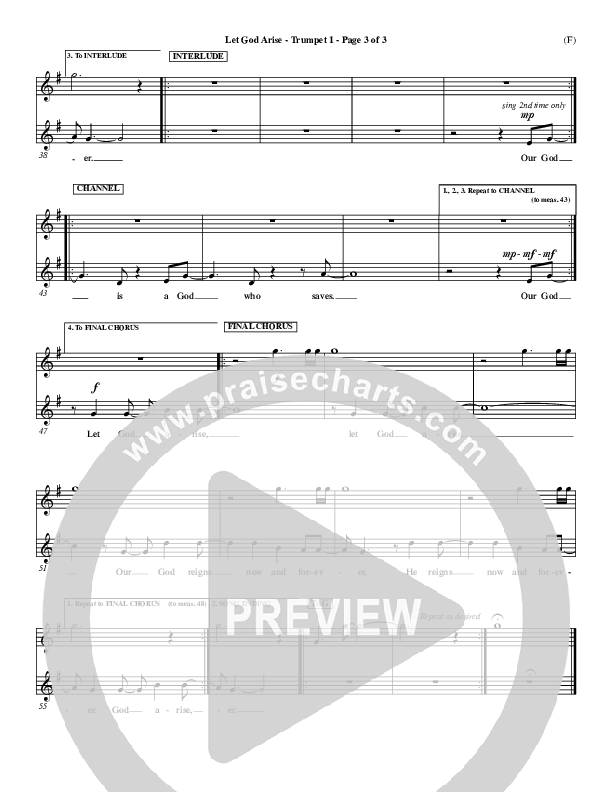 Let God Arise Trumpet 1 (Chris Tomlin)