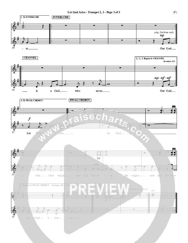 Let God Arise Trumpet 2/3 (Chris Tomlin)
