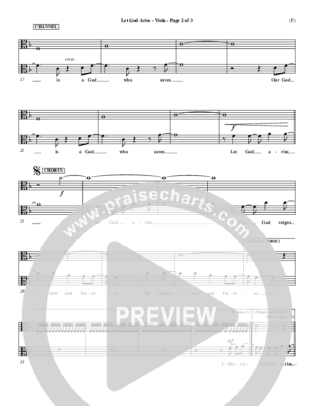 Let God Arise Viola (Chris Tomlin)