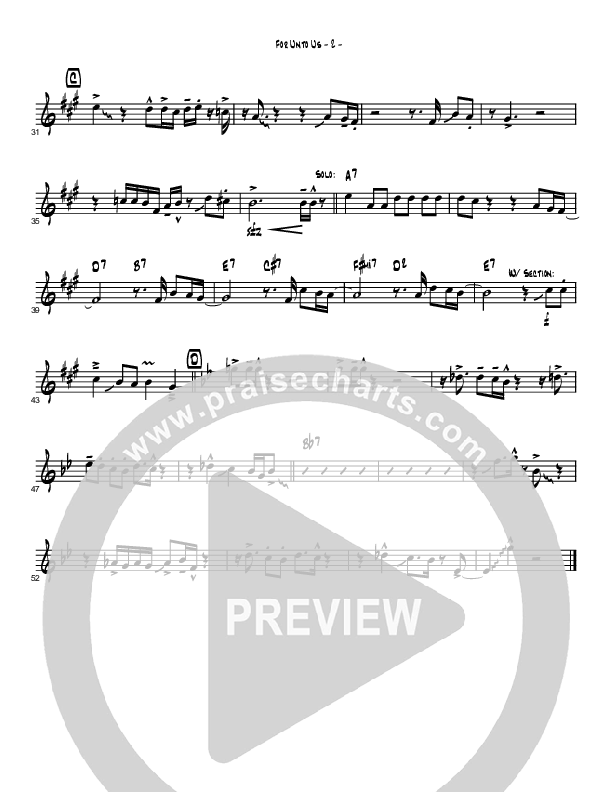 For Unto Us (Instrumental) Trumpet 3 (Brad Henderson)