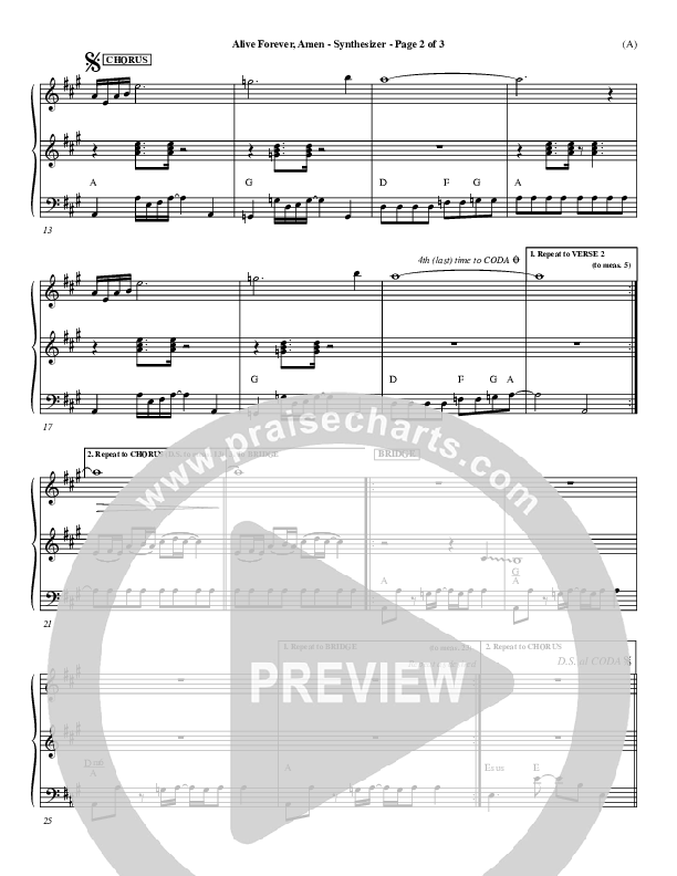 Alive Forever Amen Synth (Travis Cottrell)