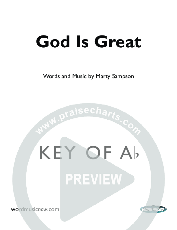 God Is Great Orchestration (Marty Sampson)
