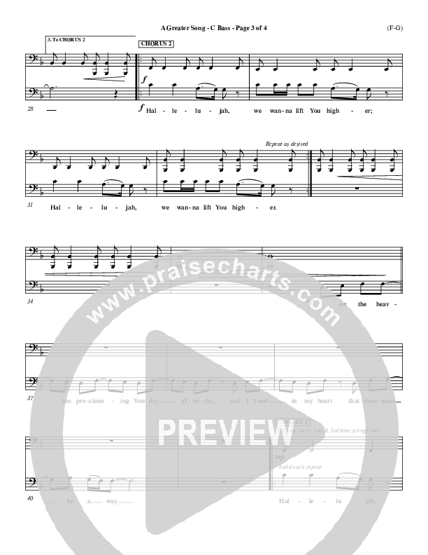 A Greater Song Contrabass (Paul Baloche)