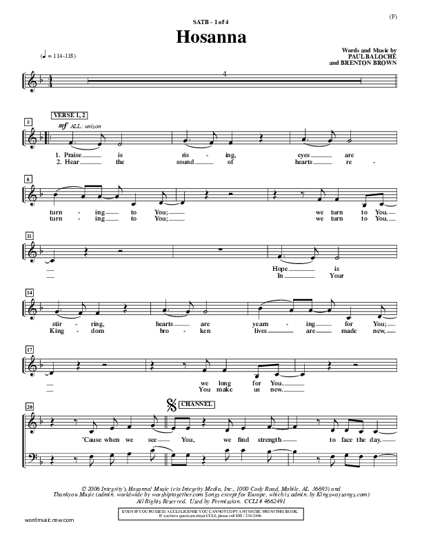 Break Through Choir Vocals (SATB) (Tommy Walker)