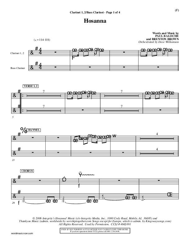 Break Through Clarinet 1/2, Bass Clarinet (Tommy Walker)