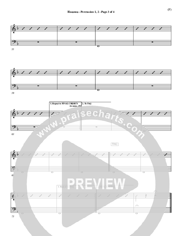 Break Through Percussion 1/2 (Tommy Walker)