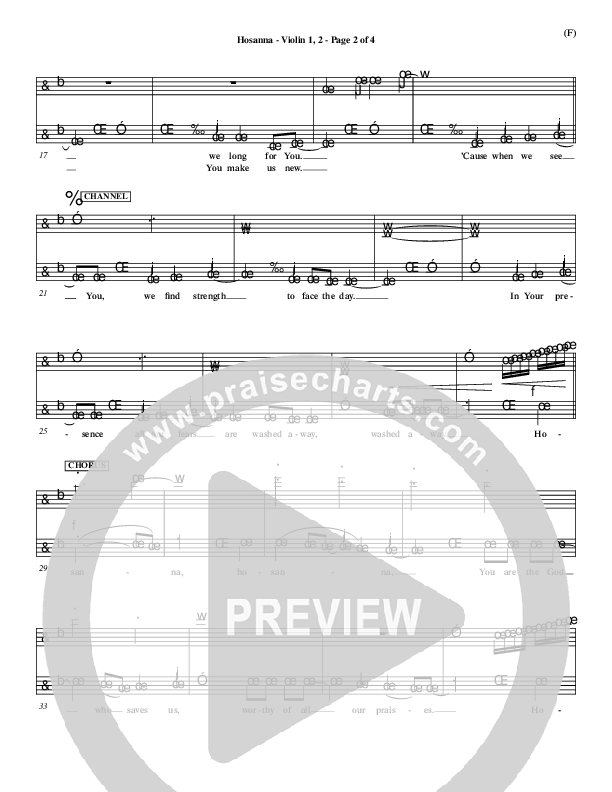 Break Through Violin 1/2 (Tommy Walker)