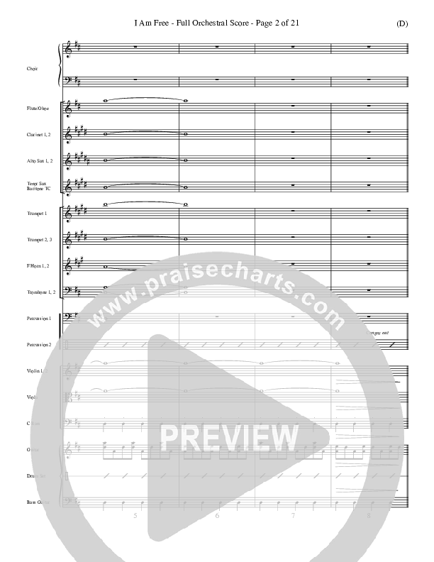 I Am Free Orchestration (Jon Egan)