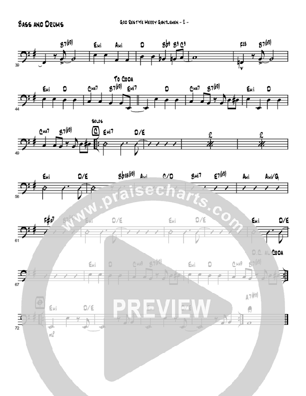 God Rest Ye Merry Gentlemen (Instrumental) Drum Set (Brad Henderson)