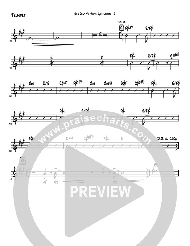 God Rest Ye Merry Gentlemen (Instrumental) Trumpet (Brad Henderson)