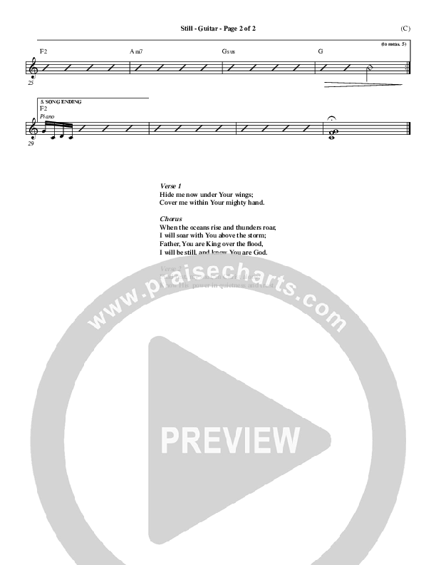 Still Acoustic Guitar (Reuben Morgan)