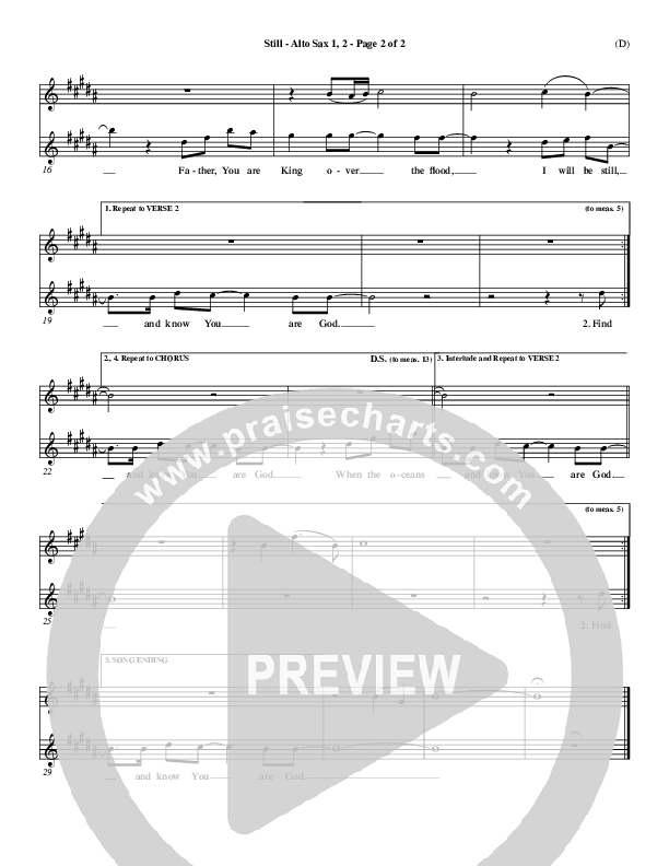 Still Alto Sax (Reuben Morgan)