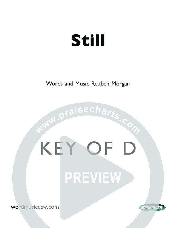 Still Cover Sheet (Reuben Morgan)