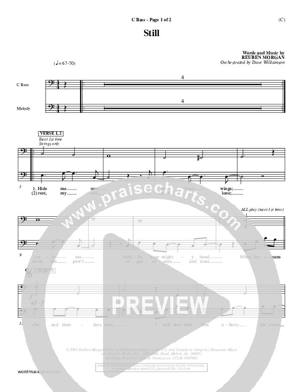 Still Double Bass (Reuben Morgan)