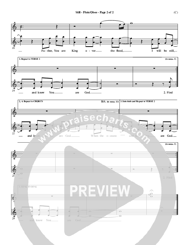 Still Flute/Oboe (Reuben Morgan)