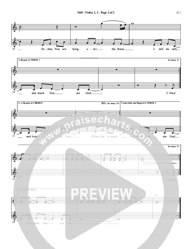 Still Violin 1 (Reuben Morgan)