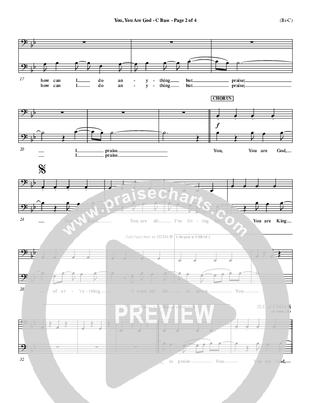 You You Are God Contrabass (Walker Beach)