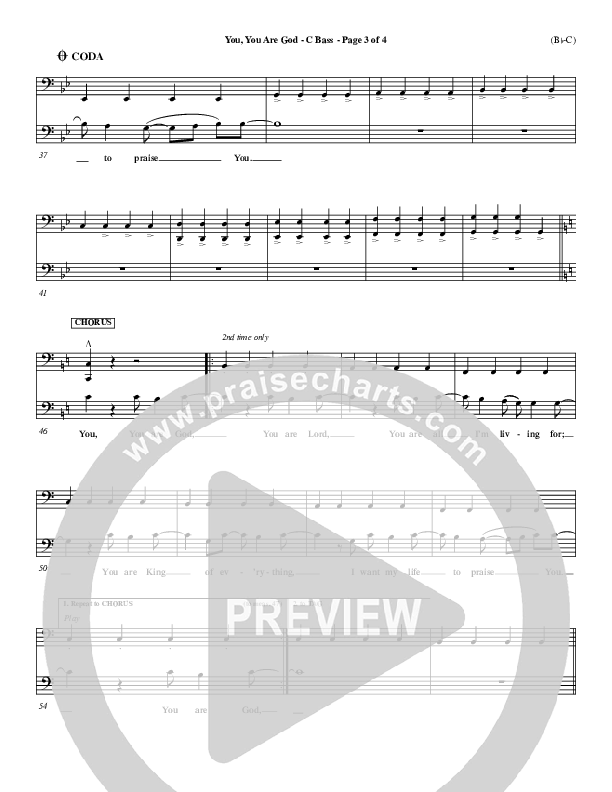 You You Are God Contrabass (Walker Beach)