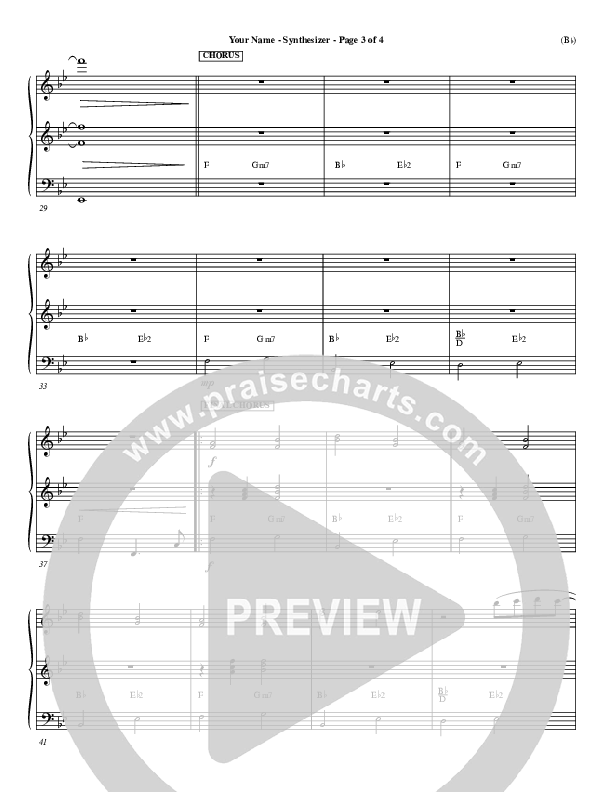 Your Name Synth (Paul Baloche)