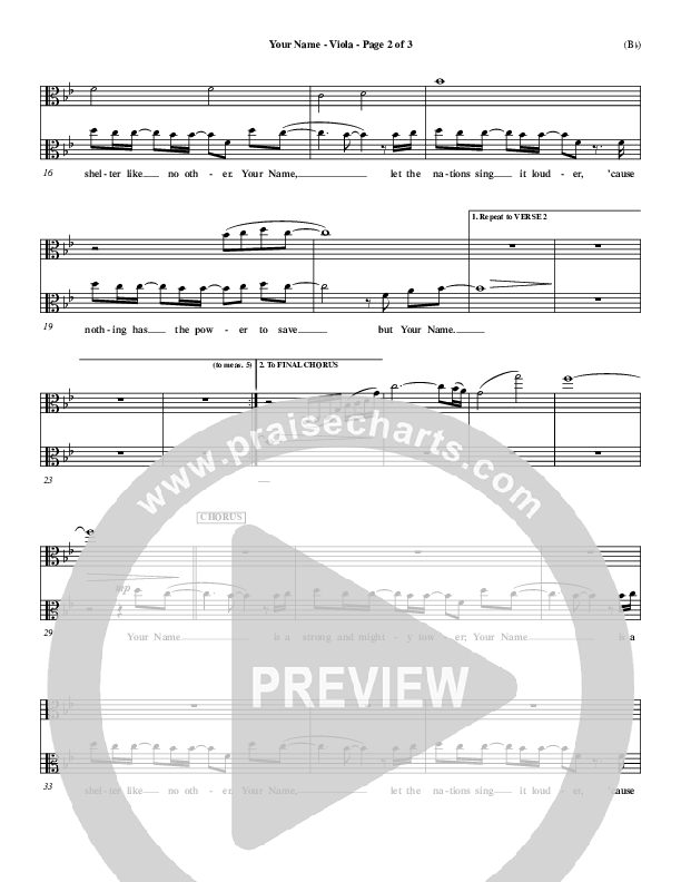 Your Name Viola (Paul Baloche)